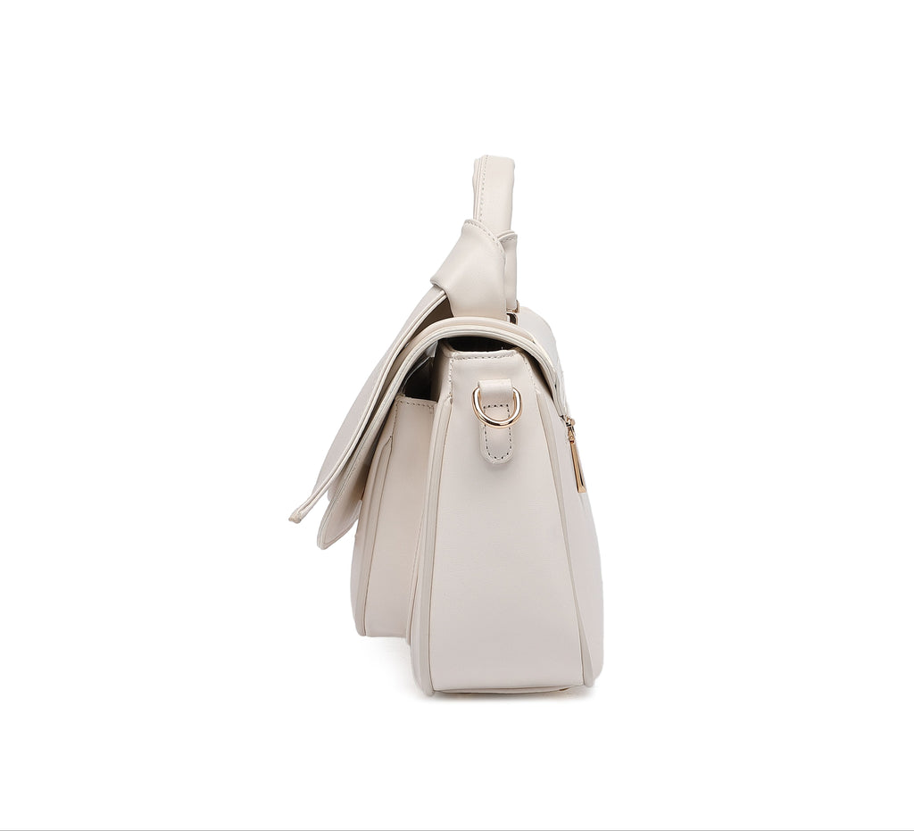 EMPORIO Women's White Satchel Hand Bag