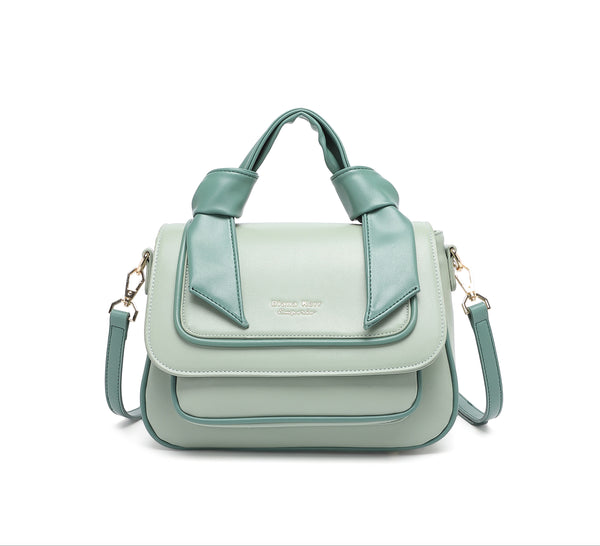 EMPORIO Women's Green Satchel Hand Bag