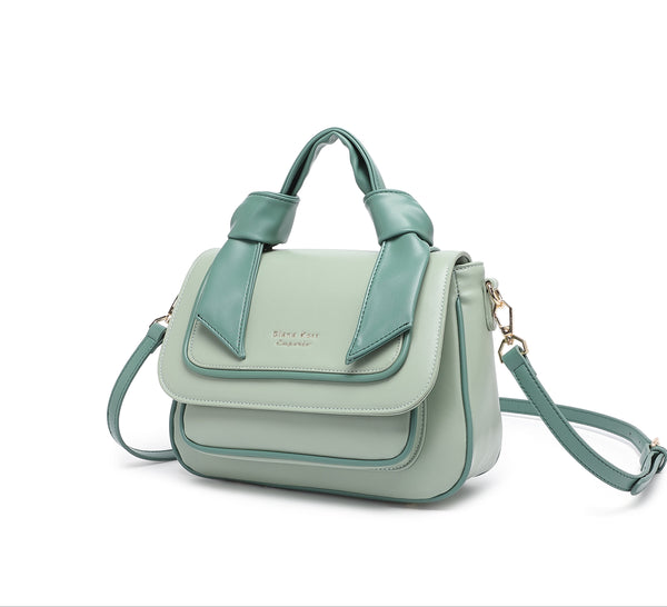 EMPORIO Women's Green Satchel Hand Bag