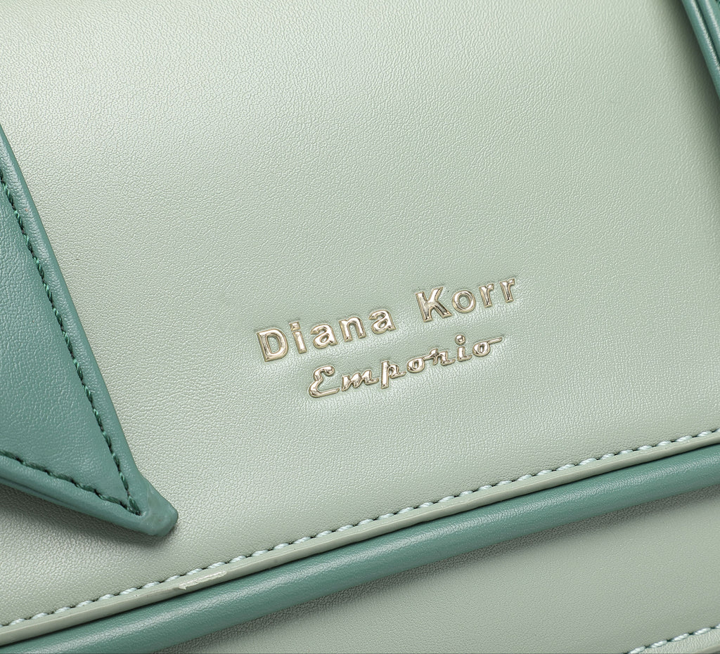 EMPORIO Women's Green Satchel Hand Bag