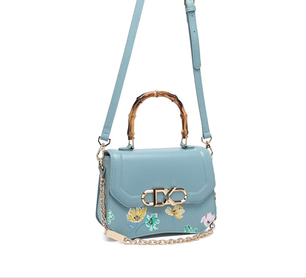 Infinity Sky Blue Satchel Bags
