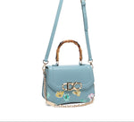 Infinity Sky Blue Satchel Bags