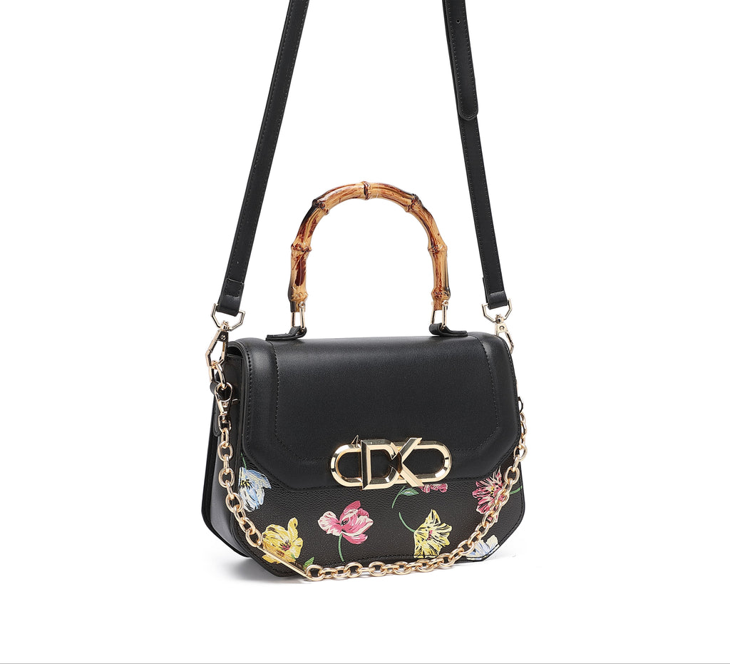 Infinity Black Satchel Bags