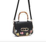 Infinity Black Satchel Bags