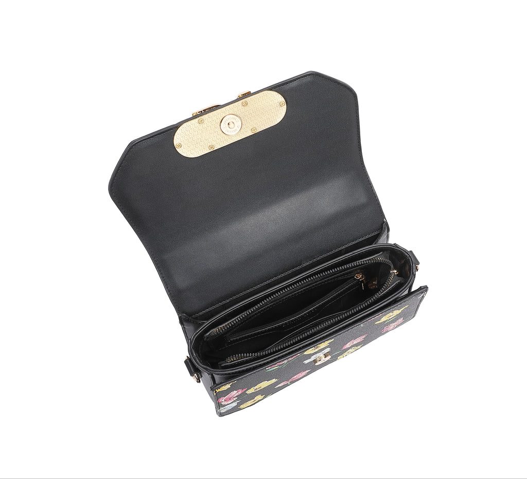 Infinity Black Satchel Bags