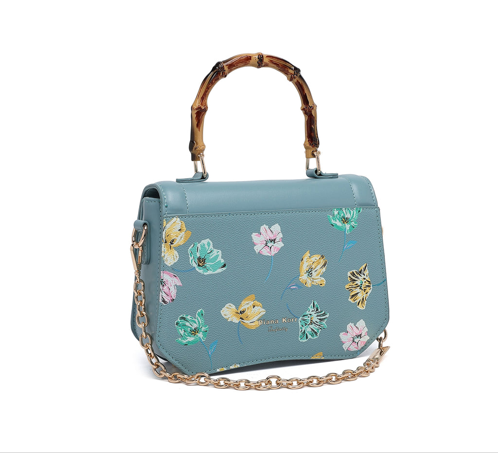 Infinity Sky Blue Satchel Bags