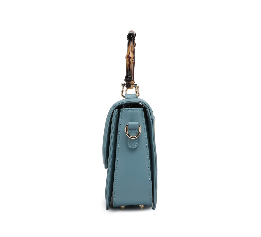 Infinity Sky Blue Satchel Bags