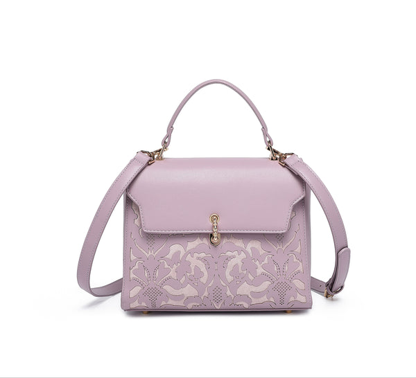 EMPORIO MESSENGER Purple Colour Handbag