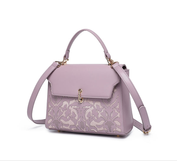 EMPORIO MESSENGER Purple Colour Handbag