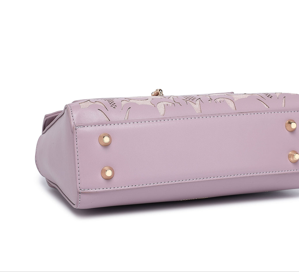 EMPORIO MESSENGER Purple Colour Handbag