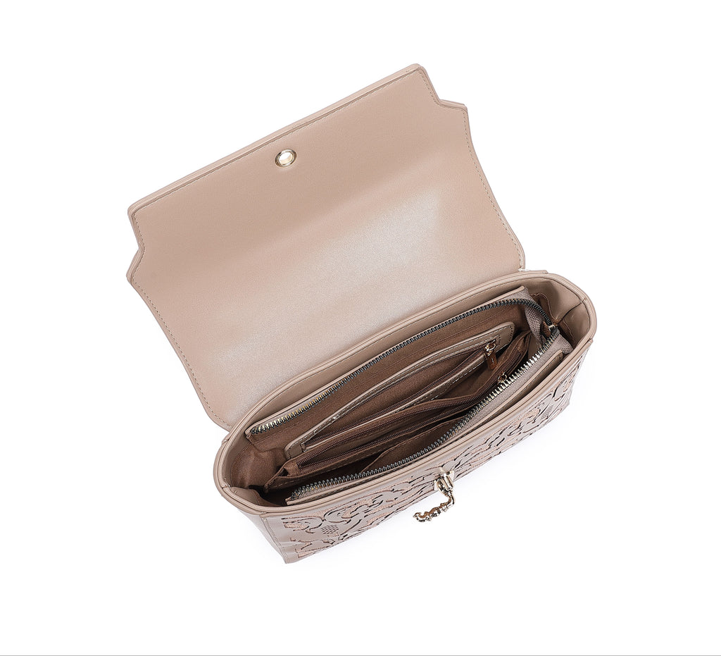 EMPORIO MESSENGER KHAKI Colour Handbag