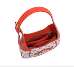 EMPORIO Women's Orange HOBO HandBag