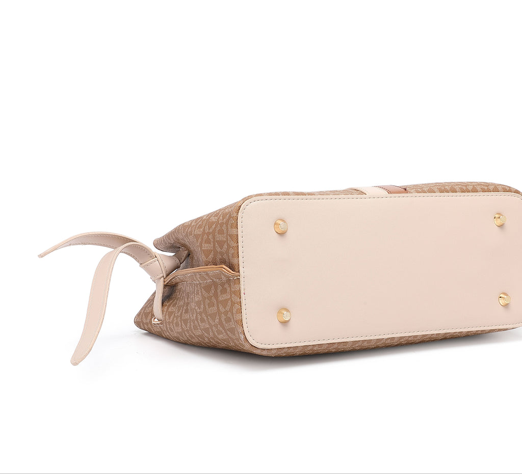 EMPORIO Stylish Women's Khaki Tote Hand Bag