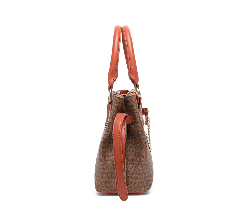 EMPORIO Stylish Women's Brown Tote Hand Bag