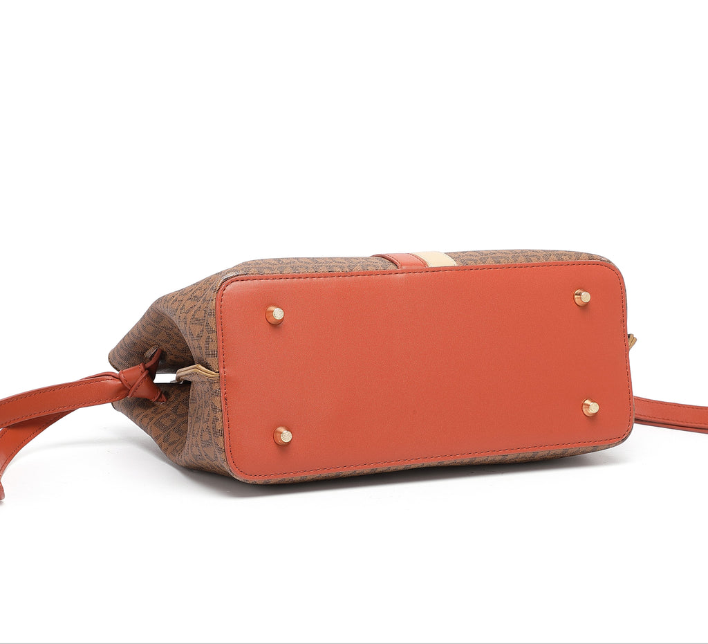 EMPORIO Stylish Women's Brown Tote Hand Bag