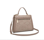 EMPORIO Khaki Satchel Bag with Shoulder Strap