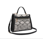 EMPORIO Black Satchel Bag with Shoulder Strap