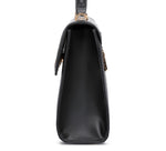 EMPORIO Black Satchel Bag with Shoulder Strap