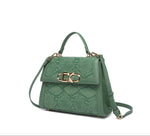 EMPORIO Green Satchel Bag with Shoulder Strap