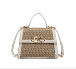 EMPORIO White Satchel Bag with Shoulder Strap