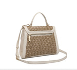 EMPORIO White Satchel Bag with Shoulder Strap