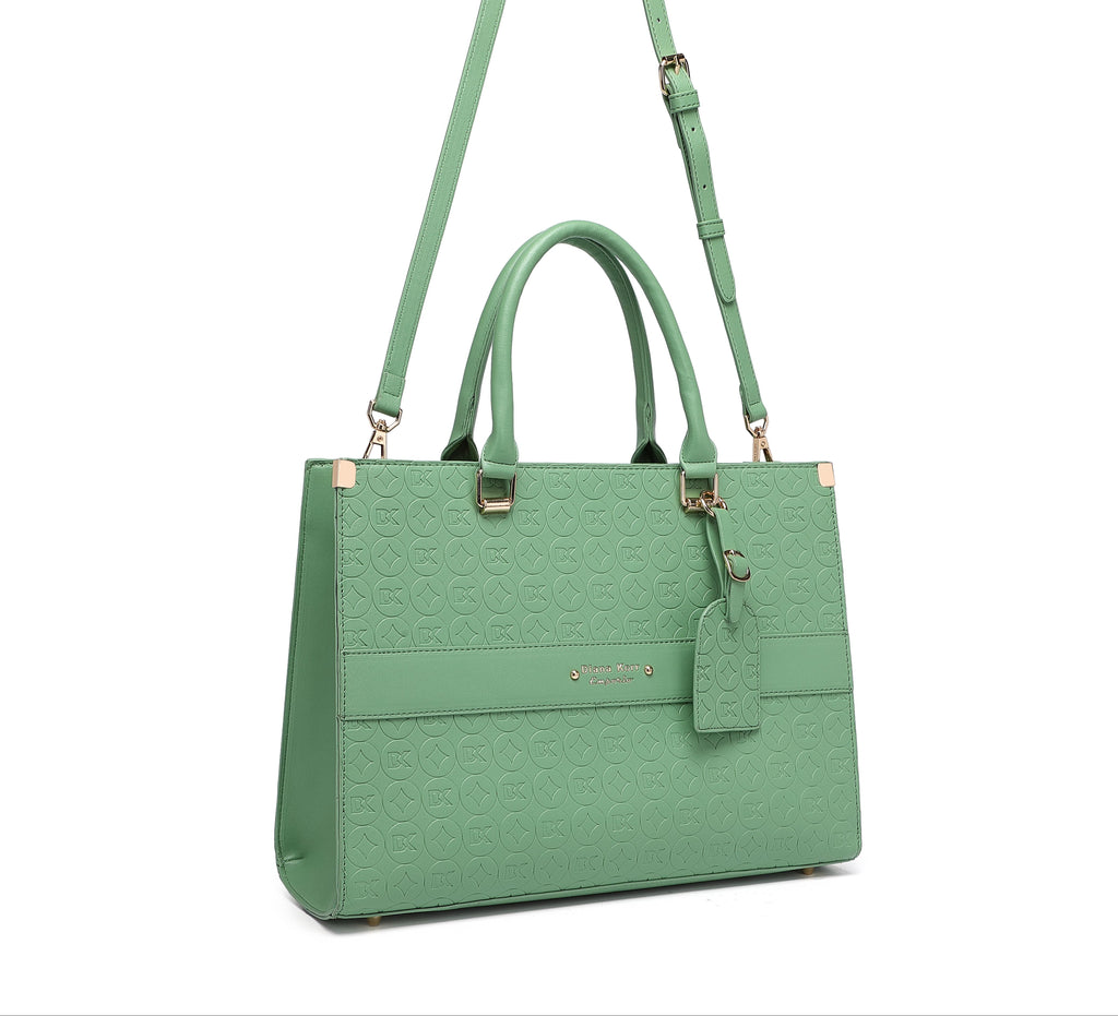 EMPORIO Stylish Women's Green Tote Hand Bag