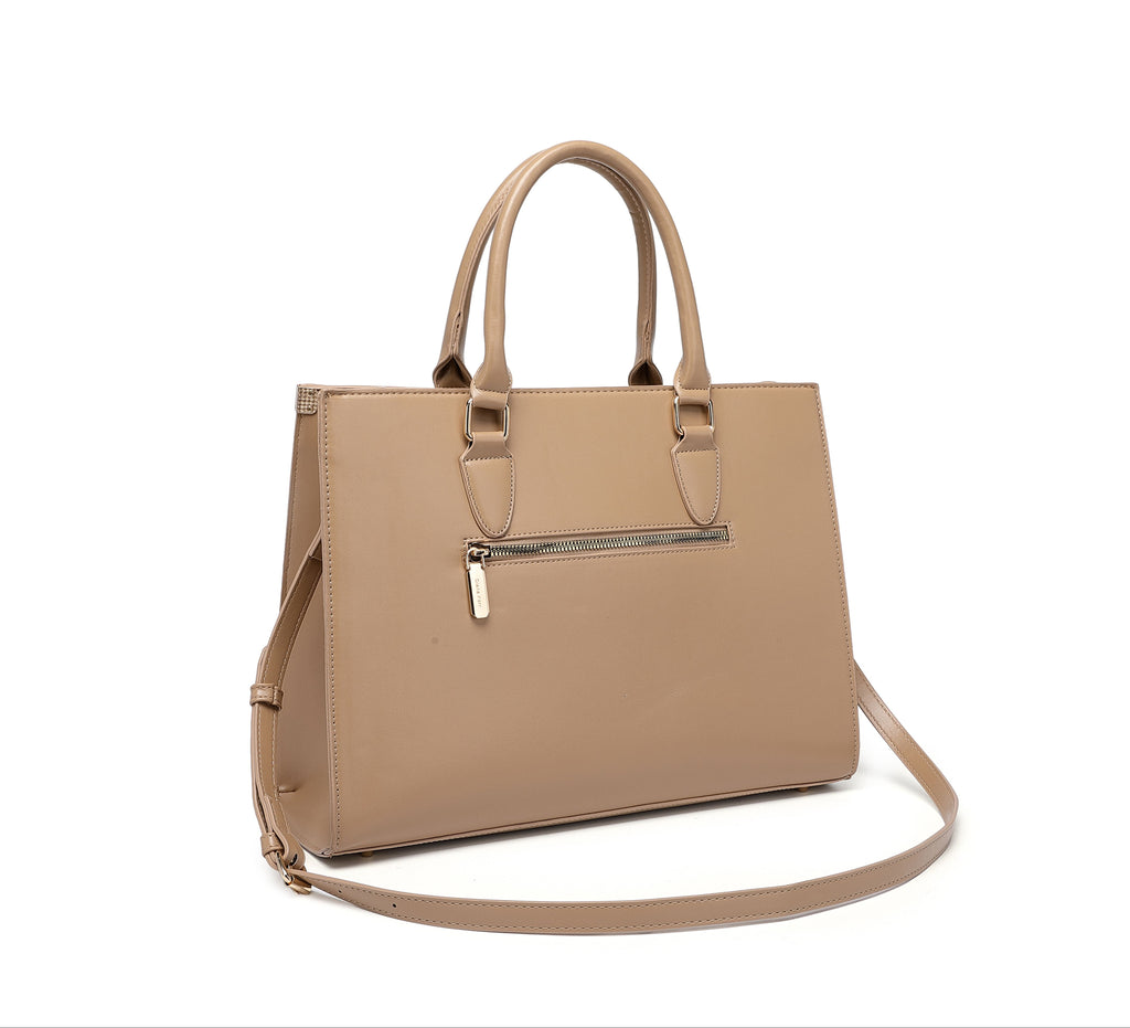 EMPORIO Stylish Women's Khaki Tote Hand Bag