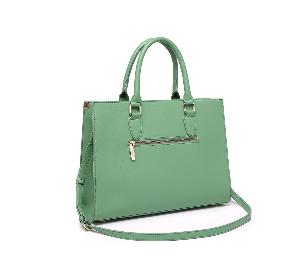 EMPORIO Stylish Women's Green Tote Hand Bag