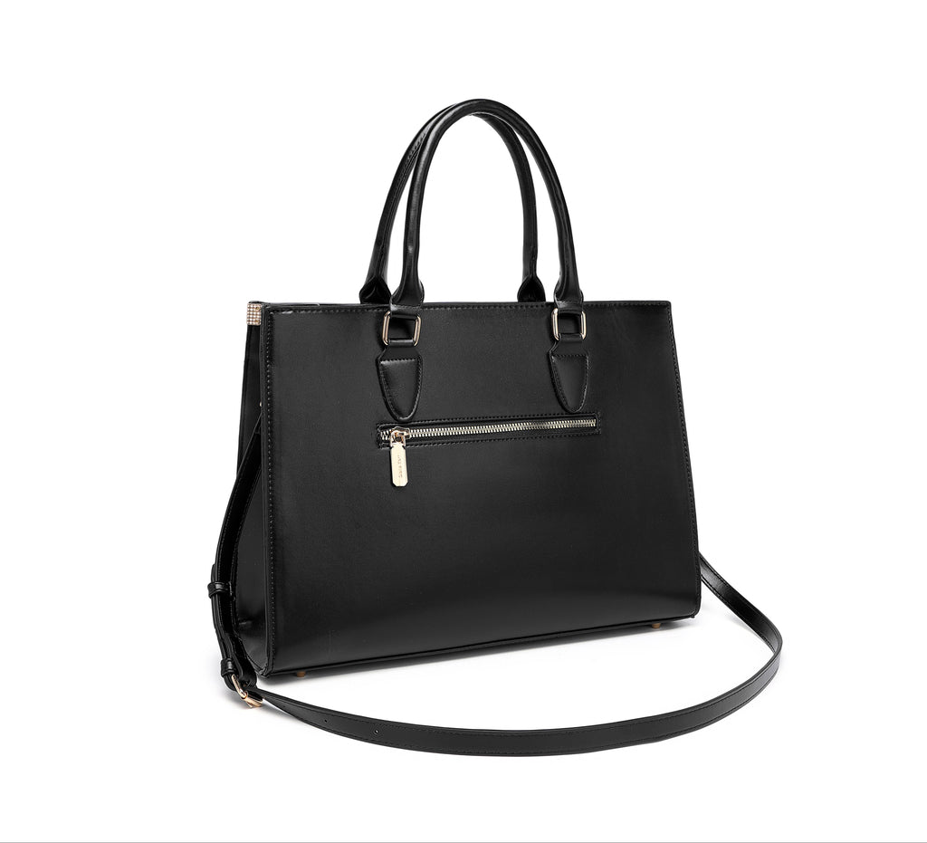 EMPORIO Stylish Women's Black Tote Hand Bag