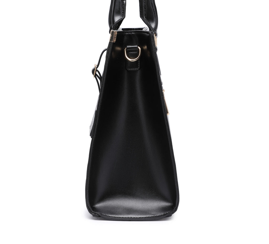 EMPORIO Stylish Women's Black Tote Hand Bag