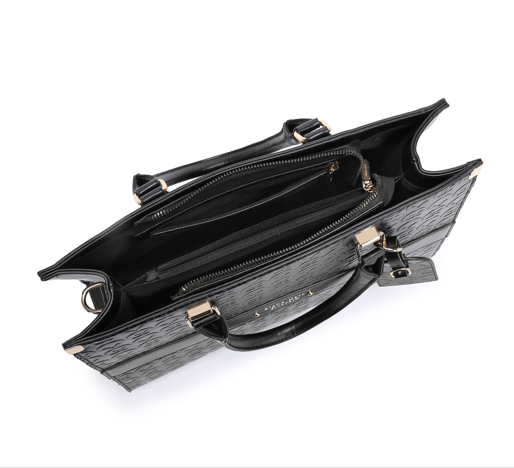 EMPORIO Stylish Women's Black Tote Hand Bag