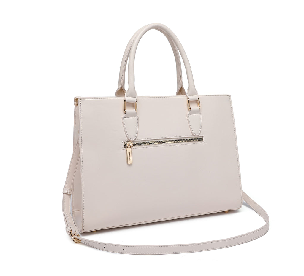 EMPORIO Stylish Women's White Tote Hand Bag