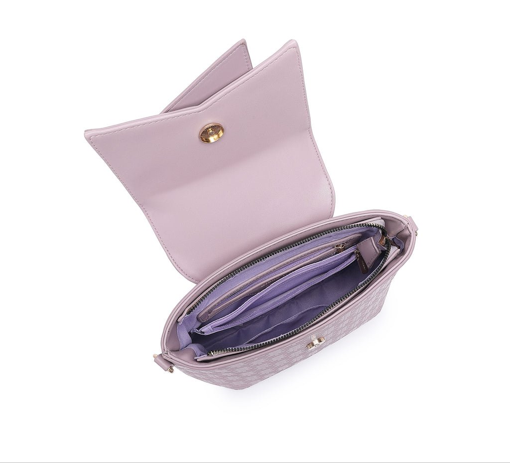 EMPORIO Women’s Purple Designer Handbag