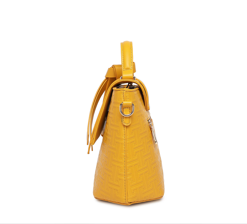 EMPORIO Women’s Yellow Designer Handbag