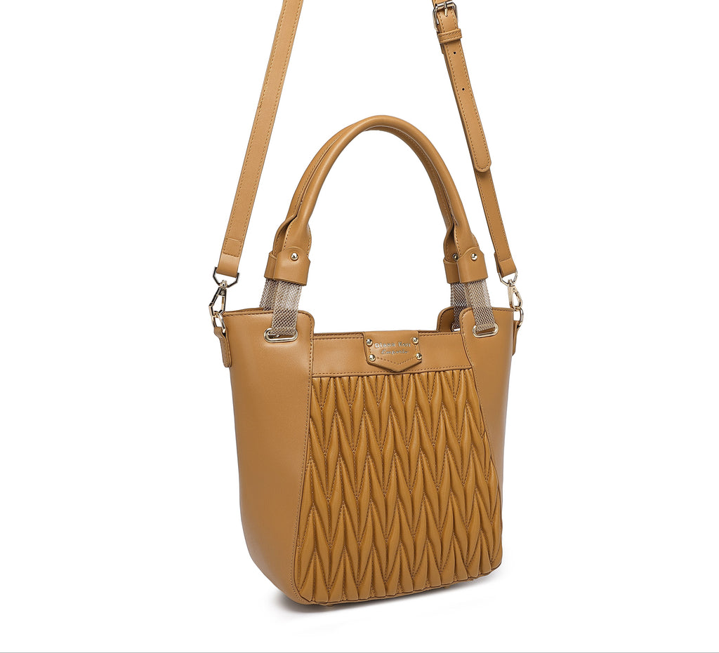 EMPORIO Stylish Women's Camel Tote Handbags