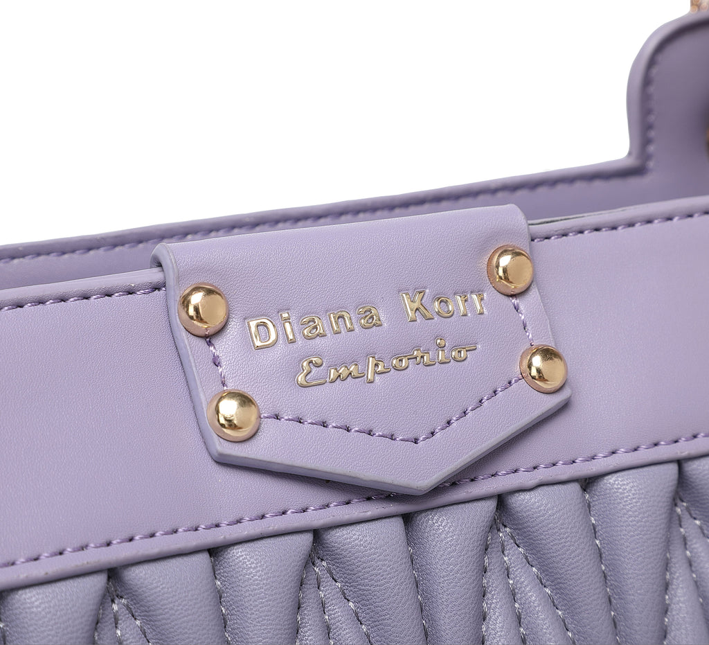 MPORIO Stylish Women's Purple Tote Handbags