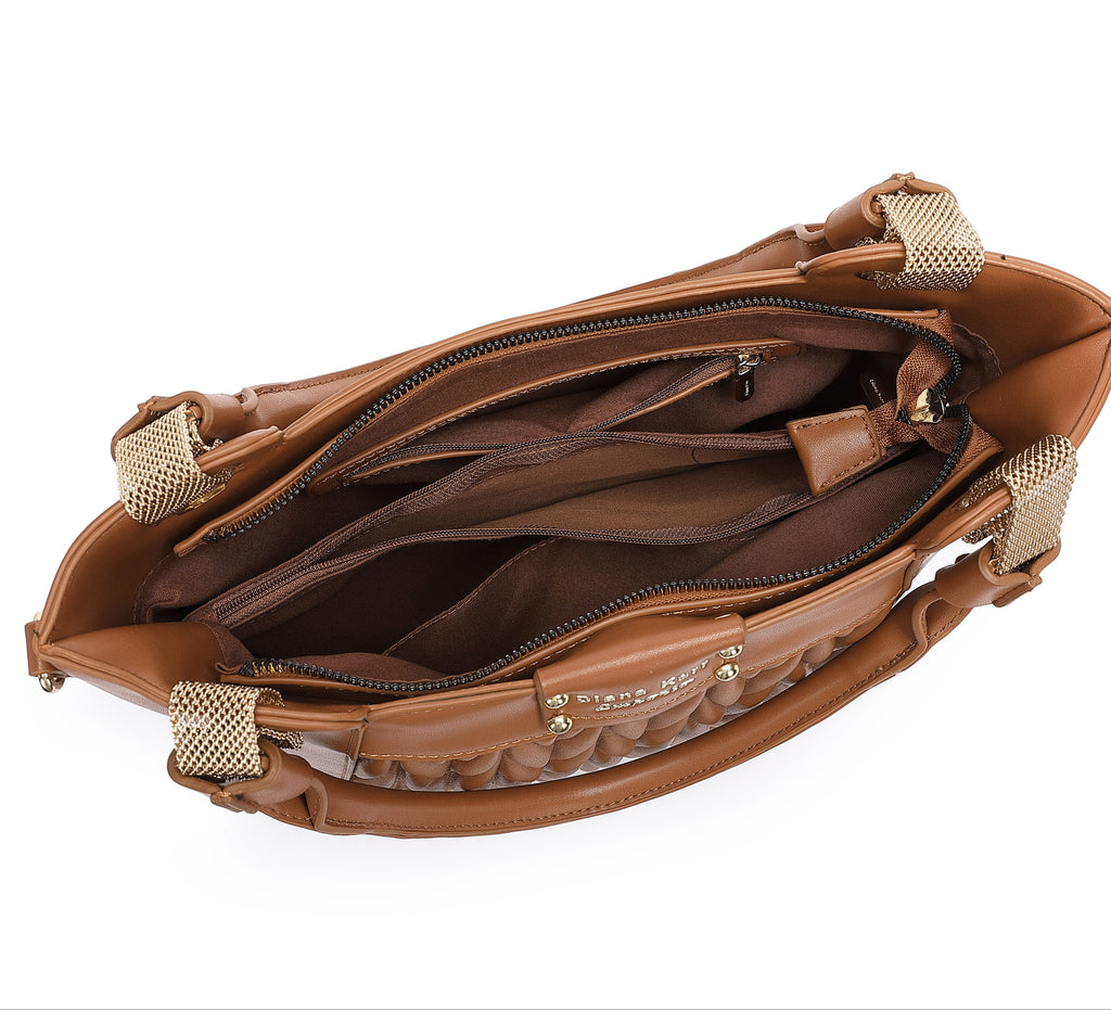 EMPORIO Stylish Women's Brown Tote Handbags