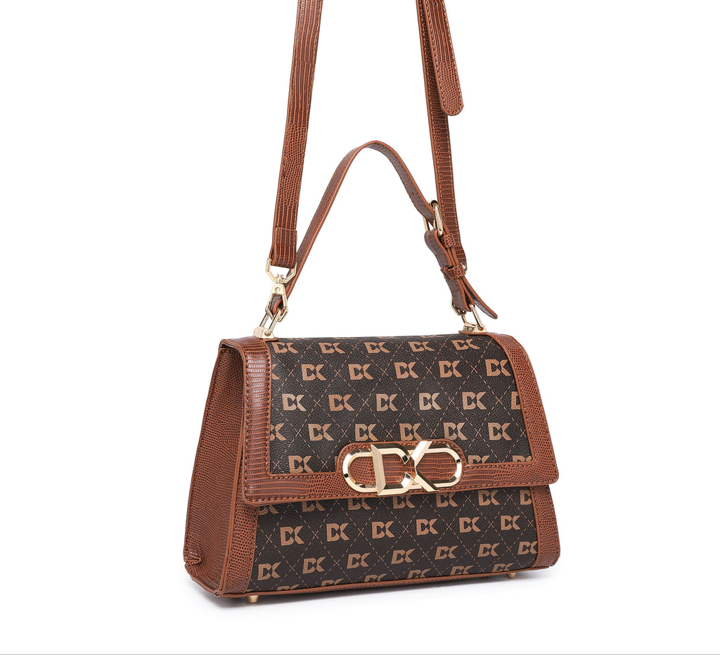 Infinity Coffee Satchel Handbag