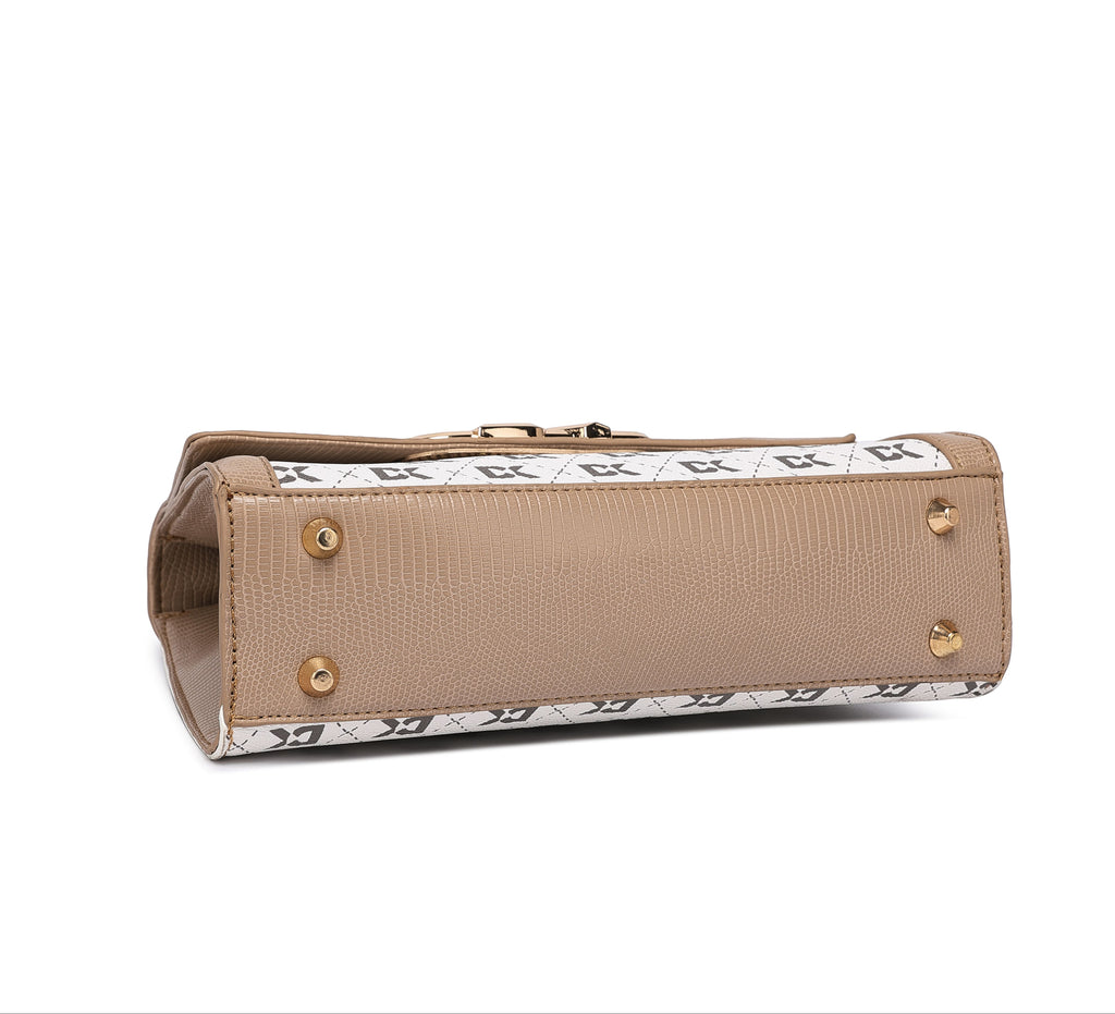 Infinity KHAKI Satchel Handbag