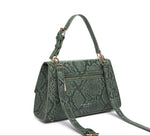 Infinity Green Satchel bag