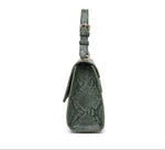 Infinity Green Satchel bag