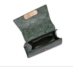 Infinity Green Satchel bag