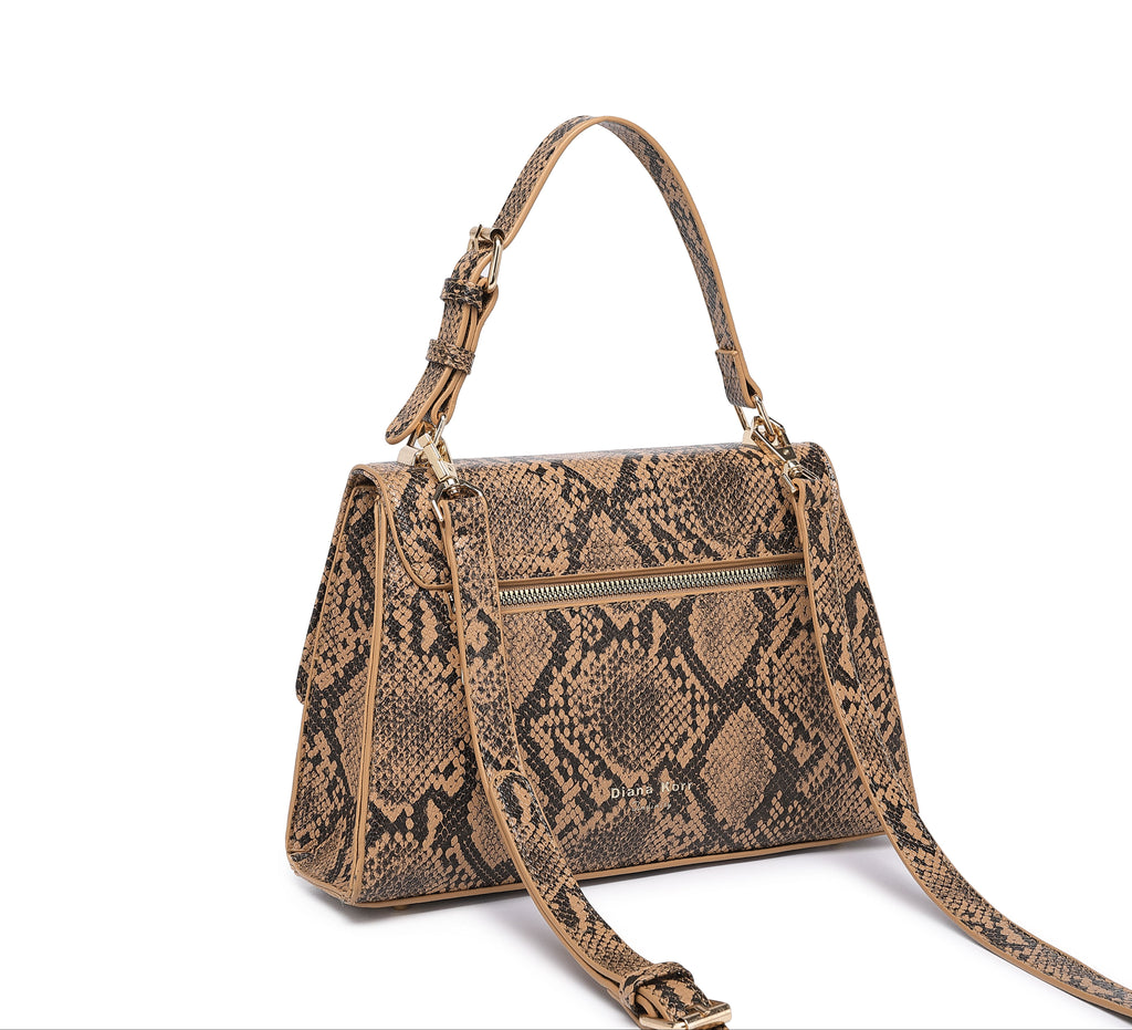 Infinity Brown Satchel bag