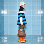 DENICE MAROON EMPORIO TOTE BAG