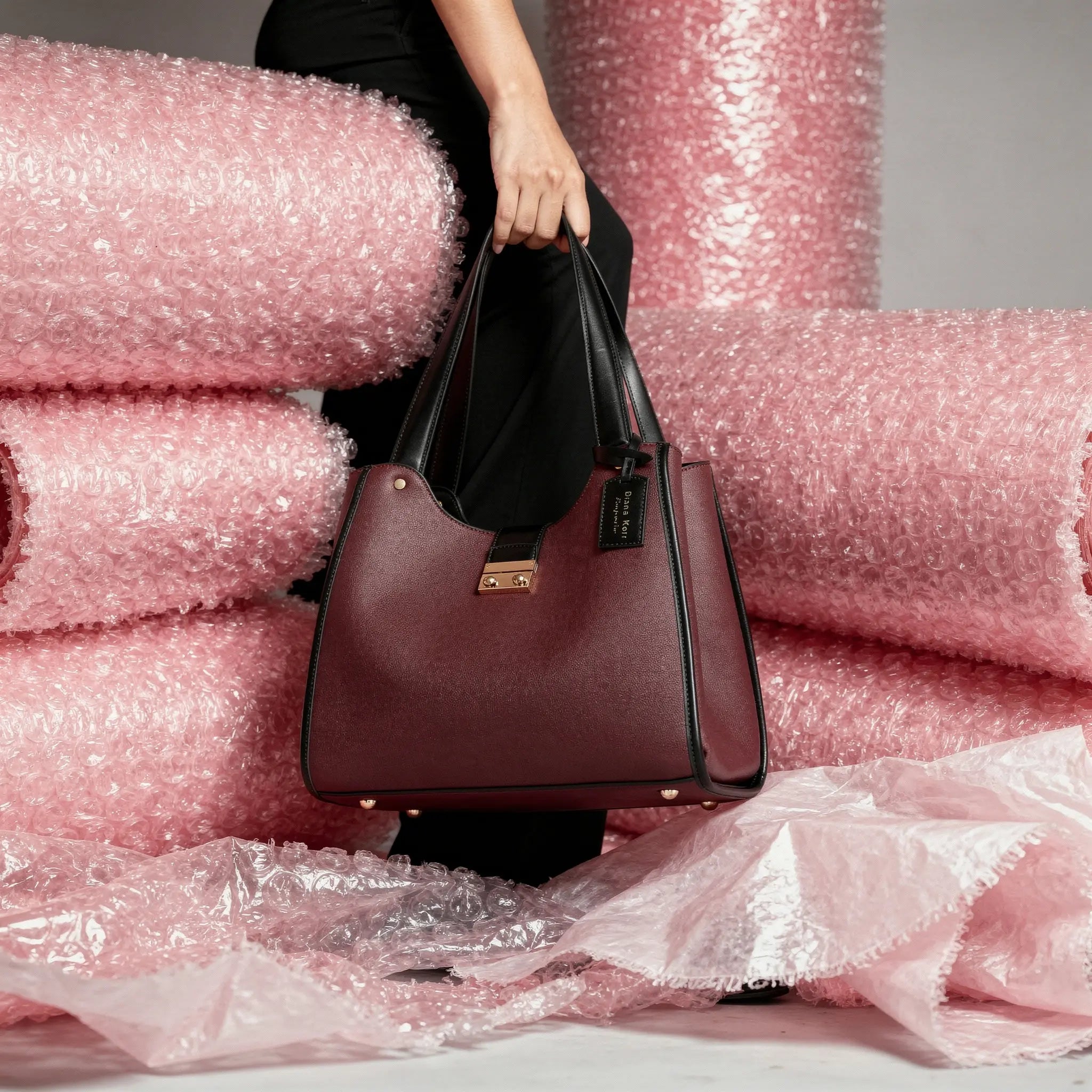 DENICE MAROON EMPORIO  Work TOTE BAGs for Women_-_Diana_Korr