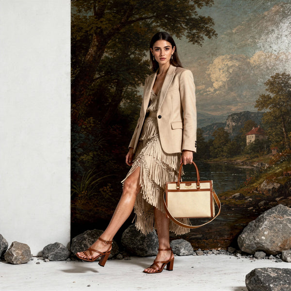 Orange Work Tote Bags with laptop compartment