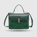 EMPORIO EMBOSSED MESSENGER HANDBAG