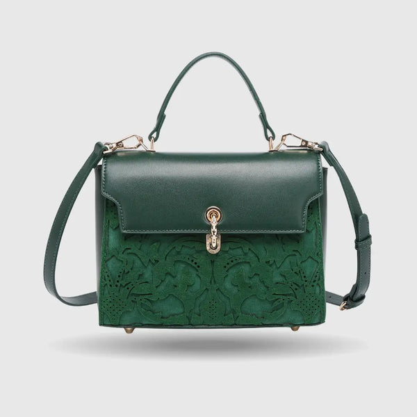 EMPORIO EMBOSSED MESSENGER HANDBAG - Diana Korr 