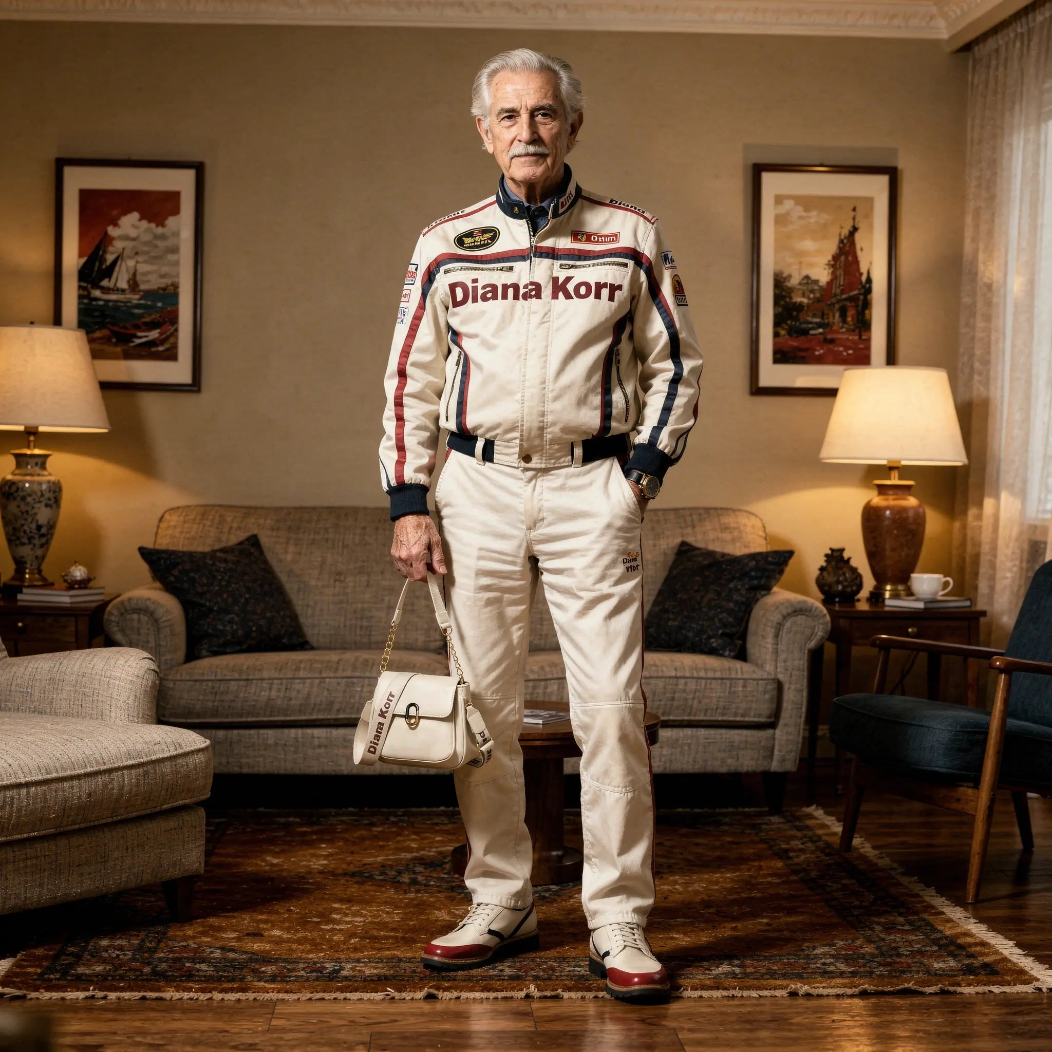 EMPORIO BLACK SHOULDER BAG