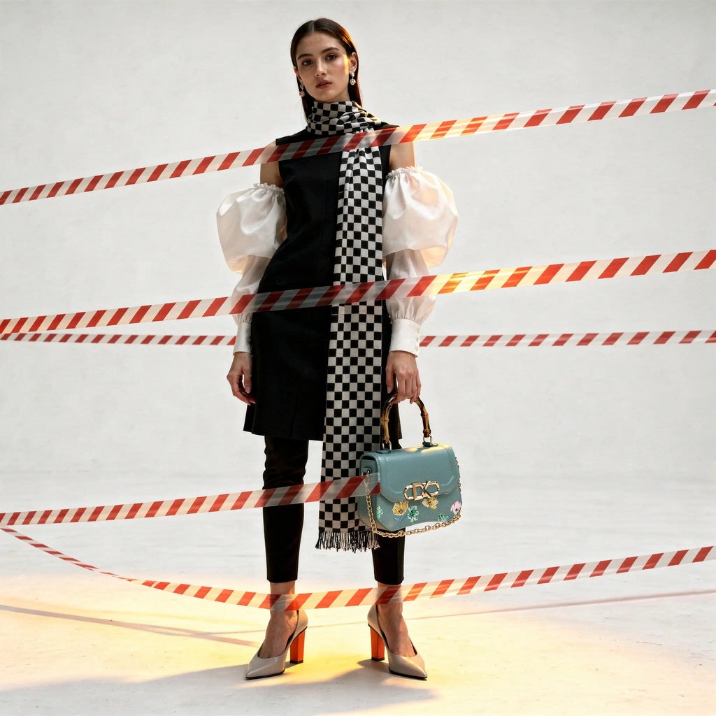 INFINITY FLORAL SATCHEL BAG